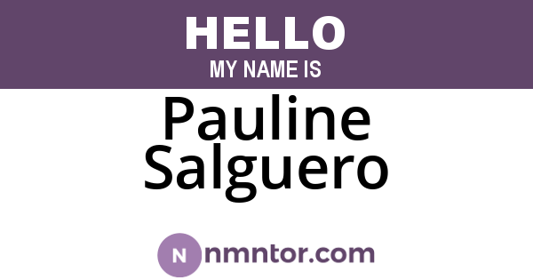 Pauline Salguero