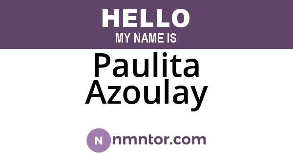 Paulita Azoulay