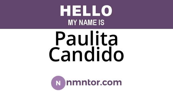 Paulita Candido