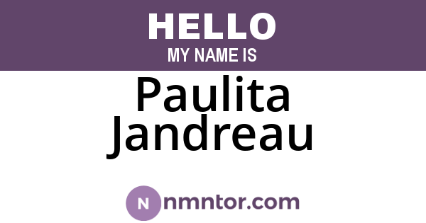 Paulita Jandreau