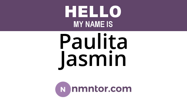 Paulita Jasmin