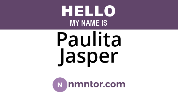 Paulita Jasper