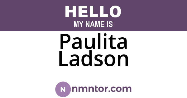 Paulita Ladson