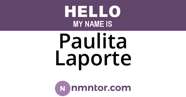 Paulita Laporte
