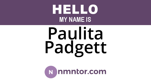 Paulita Padgett