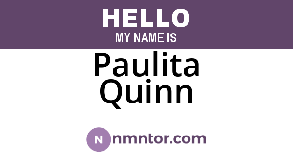 Paulita Quinn