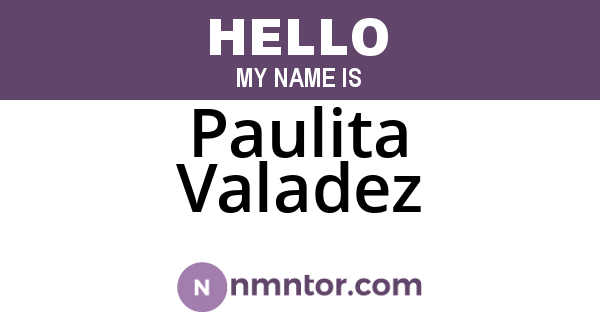Paulita Valadez