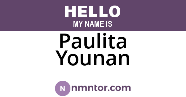 Paulita Younan