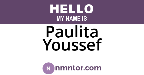 Paulita Youssef