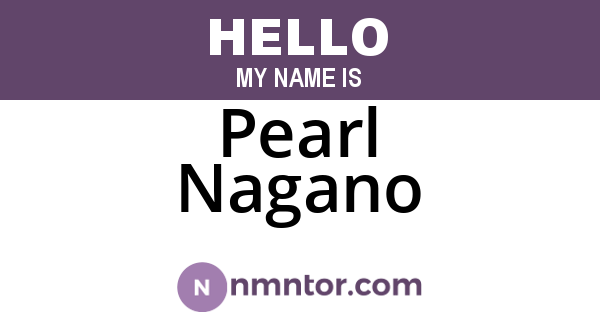 Pearl Nagano