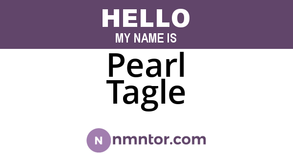 Pearl Tagle