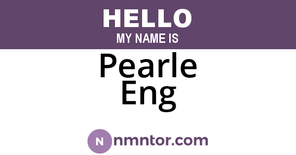 Pearle Eng