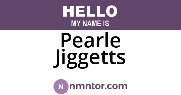 Pearle Jiggetts