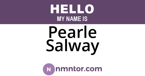 Pearle Salway
