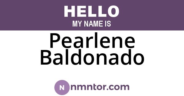Pearlene Baldonado