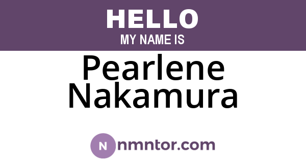 Pearlene Nakamura