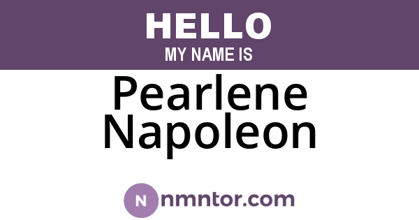 Pearlene Napoleon