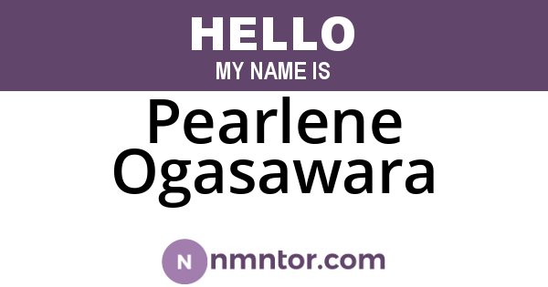 Pearlene Ogasawara