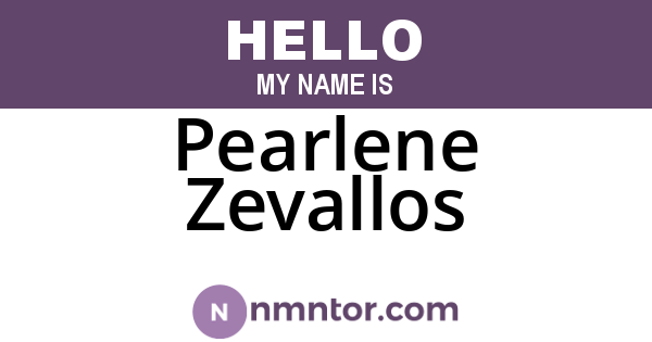 Pearlene Zevallos