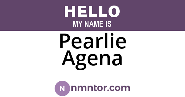 Pearlie Agena
