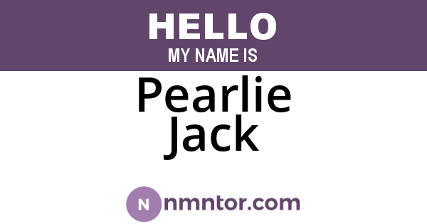 Pearlie Jack