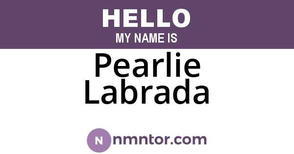 Pearlie Labrada