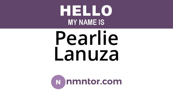Pearlie Lanuza