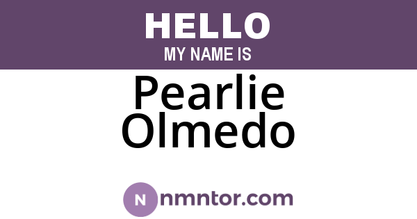 Pearlie Olmedo