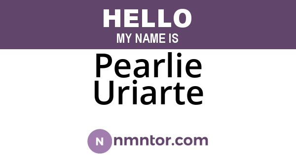 Pearlie Uriarte