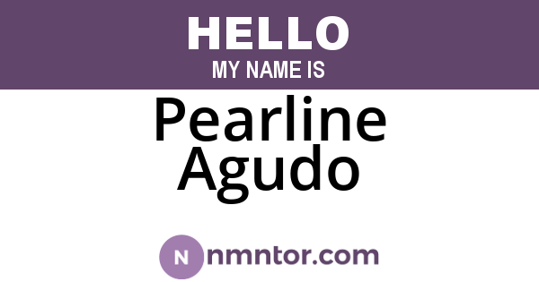 Pearline Agudo