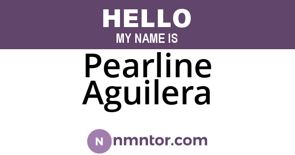 Pearline Aguilera