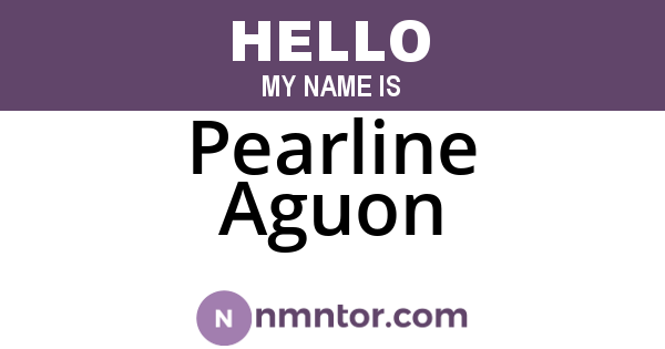 Pearline Aguon