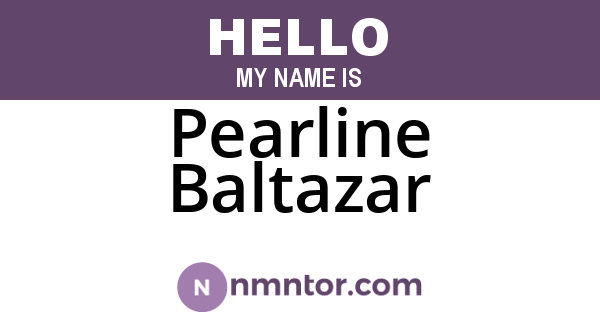 Pearline Baltazar