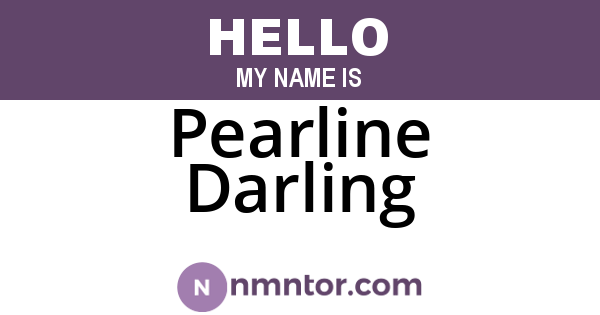 Pearline Darling