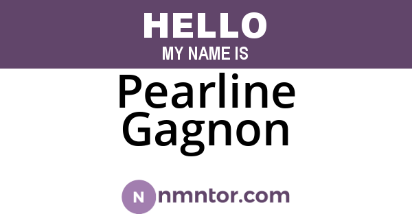 Pearline Gagnon