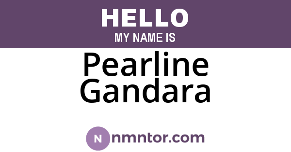 Pearline Gandara
