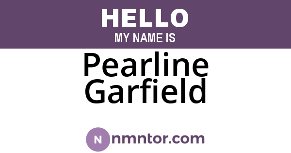 Pearline Garfield