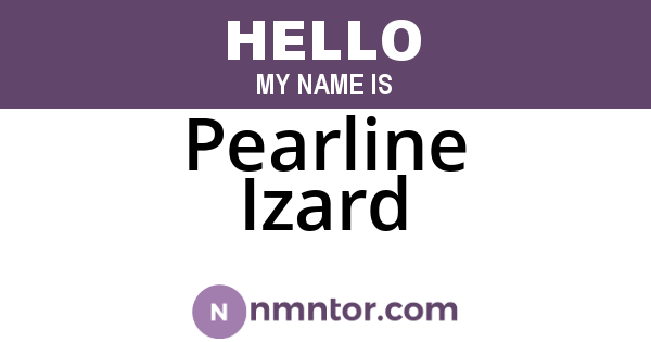 Pearline Izard