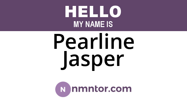 Pearline Jasper