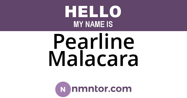 Pearline Malacara