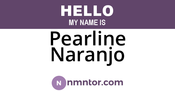 Pearline Naranjo