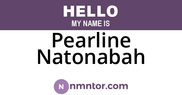 Pearline Natonabah