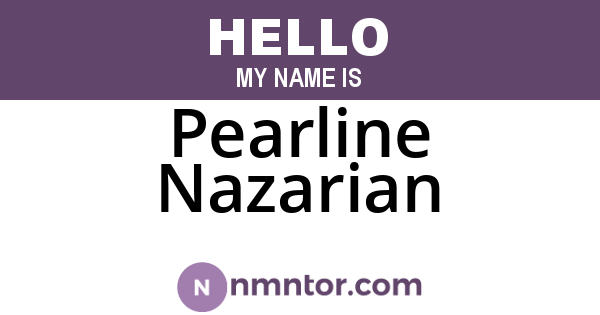 Pearline Nazarian