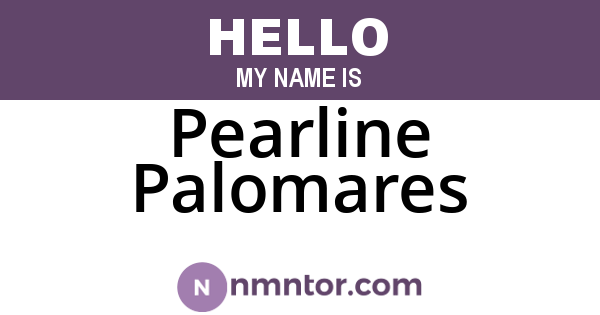 Pearline Palomares