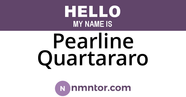 Pearline Quartararo