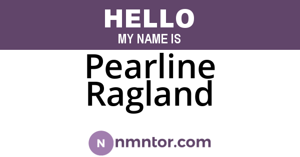 Pearline Ragland