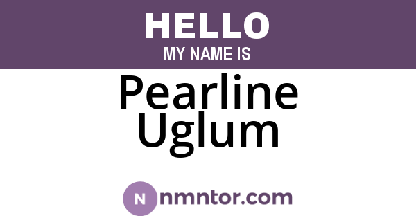 Pearline Uglum