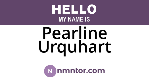 Pearline Urquhart