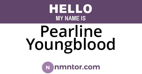 Pearline Youngblood