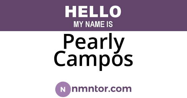 Pearly Campos